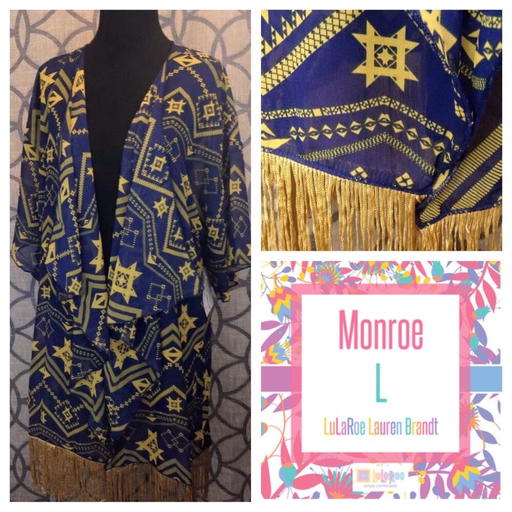 NWT!! LuLaRoe Monroe Kimono Size L!